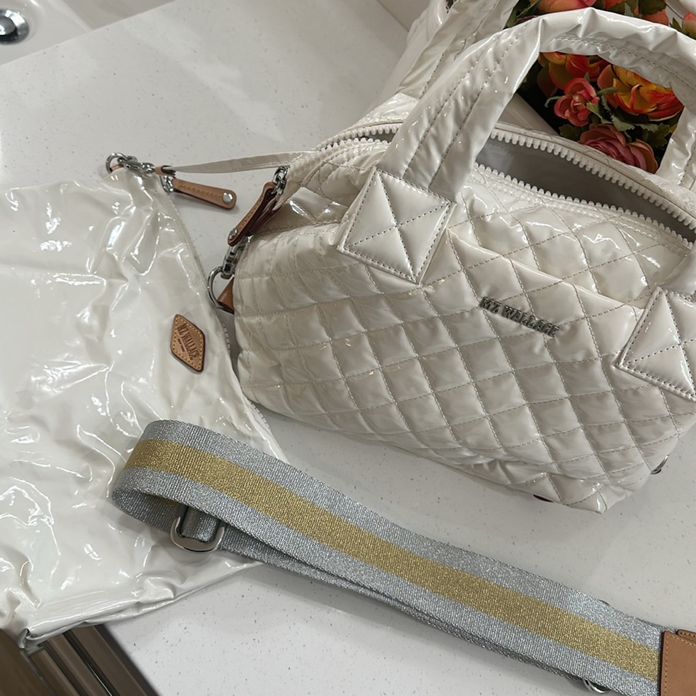 Small Sutton Deluxe Tote
MZ Wallace Patent Leather White - Picture 7 of 9